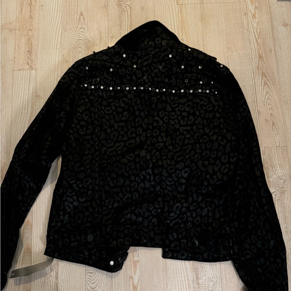 NWT Nice Istanbul Animal Print Coat with Rhinestones Size 40/M - Picture 2 of 7